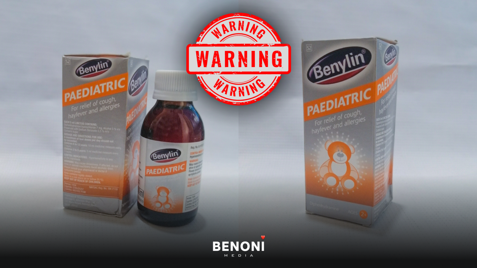 Benylin cough syrup recall - Benoni media