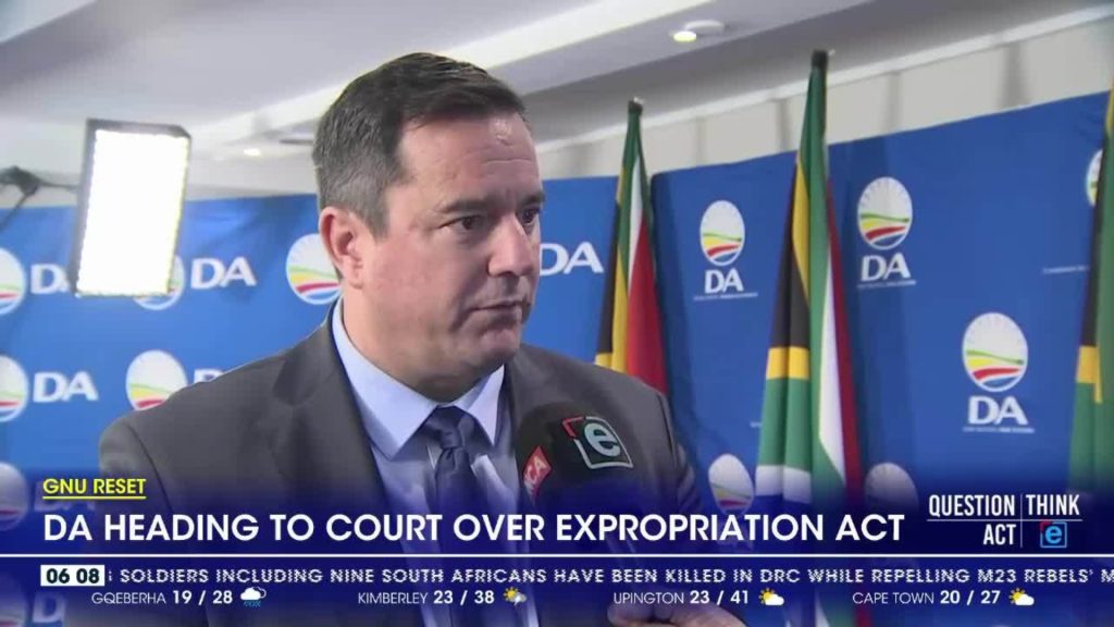 DA Heading to court over Expropriation Act Benoni Media